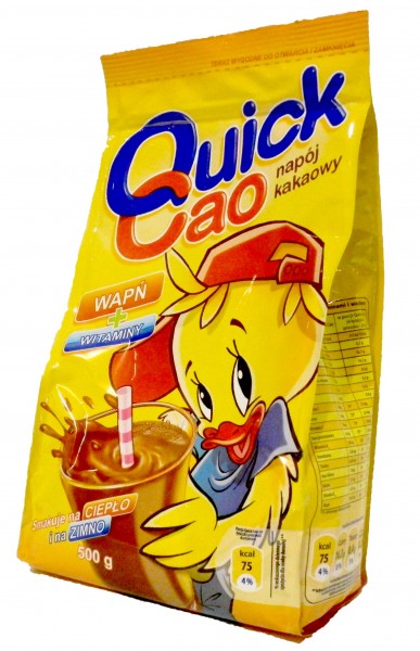 Quick Cao Шоколадный какао-напиток, 500г