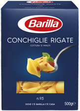 Barilla Conchiglie Rigate n.93 500г