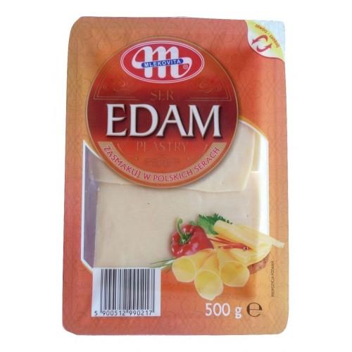 Сырная нарезка Edam Mlekovita 500г, Польша