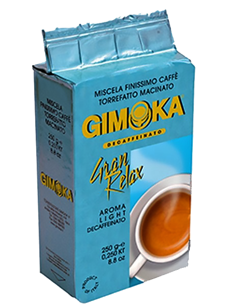 Кофе молотый ​Gimoka Gran relax dek 250г, Италия
