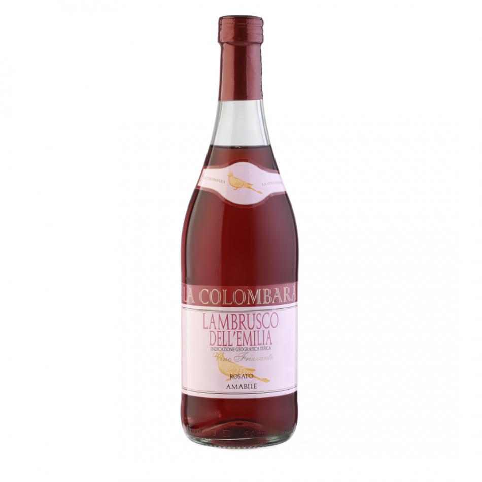 Lambrusco La Colombara  Rosato Вино розовое полусладкое  1,5л
