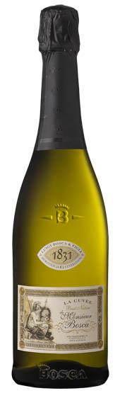 Игристое сухое вино брют Brut Nature La Cuvée De Monsieur Bosca 0,75л