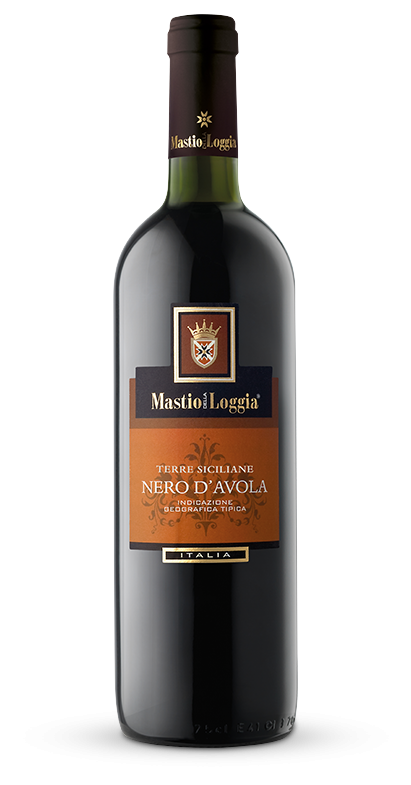 Вино красное сухое Nero d'Avola mastio della loggia 0,75л Италия