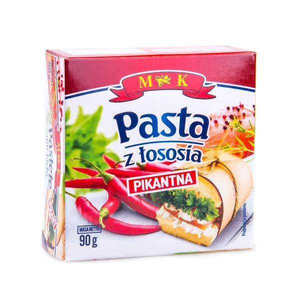 Паста из лосося пикантная для бутербродов Pasta z lososia pikantna 90г