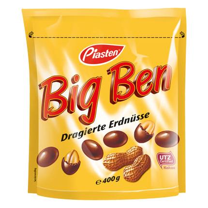 Big Ben Piasten Арахис в молочном шоколаде 400г, Германия