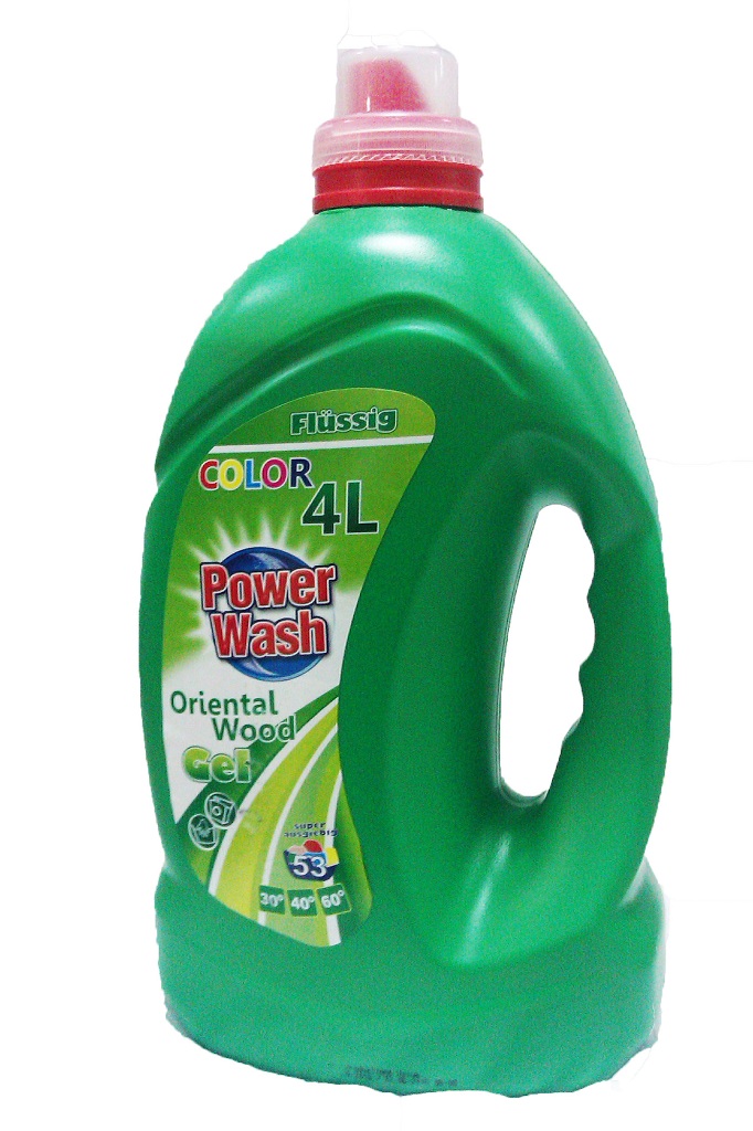 Power Wash Color Гель для стирки цветного белья 4л
