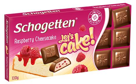 Шоколад Schogetten Raspberry Cheesecake Малина-чизкейк 100г