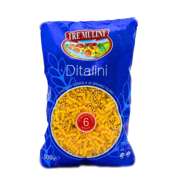 Tre Mulini Ditalini 500г