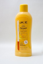 Жидкое крем-мыло для рук Jade Honey+milk Мёд+молоко 1л
