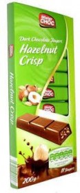 Mister Choc порционный молочный шоколад с орехами 200г